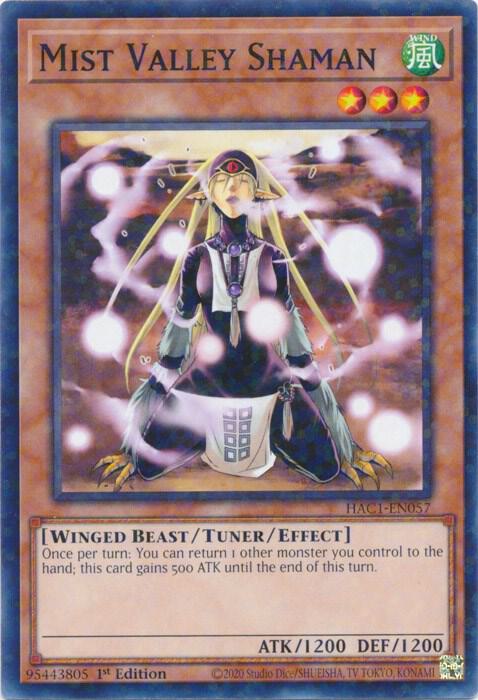 Mist Valley Shaman (Duel Terminal) HAC1-EN057 card from Hidden Arsenal: Chapter 1