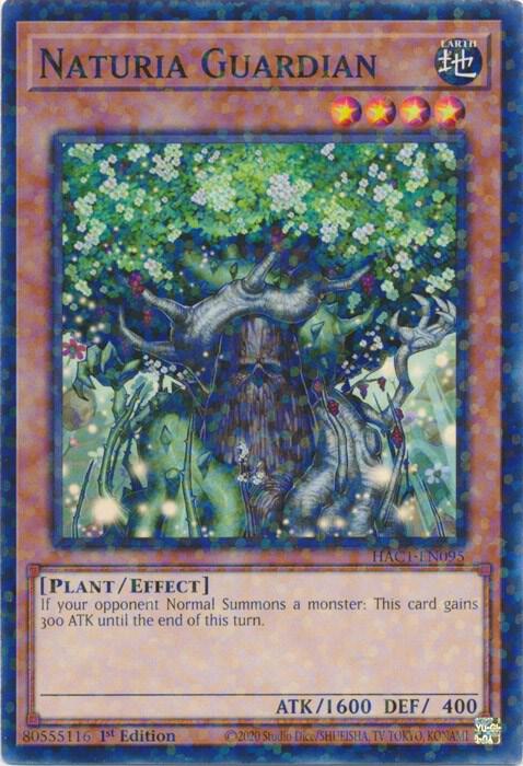 Naturia Guardian (Duel Terminal) HAC1-EN095 card from Hidden Arsenal: Chapter 1