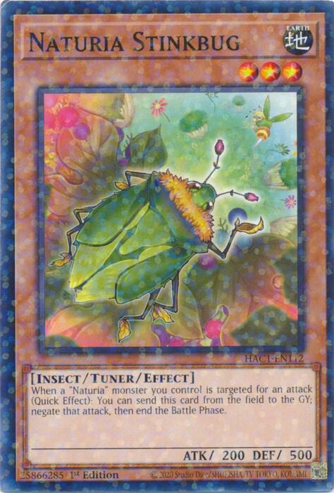 Naturia Stinkbug (Duel Terminal) HAC1-EN112 card from Hidden Arsenal: Chapter 1