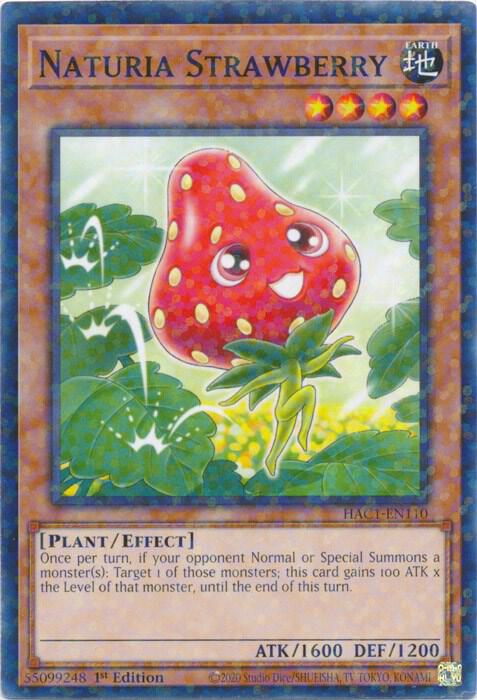 Naturia Strawberry (Duel Terminal) HAC1-EN110 card from Hidden Arsenal: Chapter 1