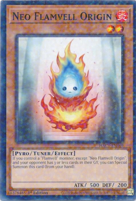 Neo Flamvell Origin (Duel Terminal) HAC1-EN069 card from Hidden Arsenal: Chapter 1