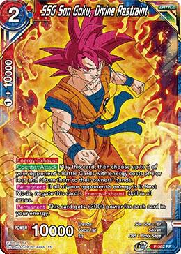 SSG Son Goku, Divine Restraint P-362 card from Promotion Cards