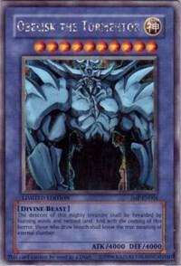 Obelisk the Tormentor JMP-EN004 card from Shonen Jump Magazine Promos
