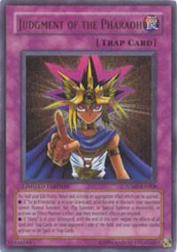 Judgment of the Pharaoh JUMP-EN008 card from Shonen Jump Magazine Promos