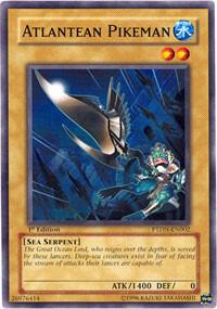 Atlantean Pikeman PTDN-EN002 card from Phantom Darkness