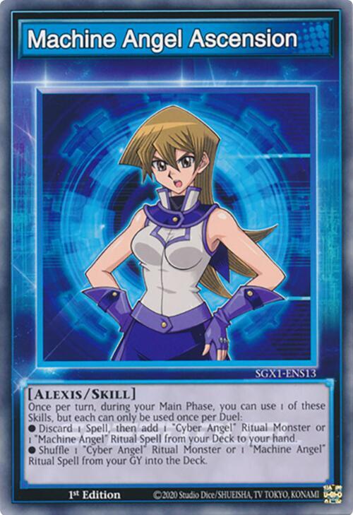 Machine Angel Ascension SGX1-ENS13 card from Speed Duel GX: Duel Academy Box