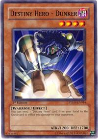 Destiny Hero - Dunker PTDN-EN014 card from Phantom Darkness