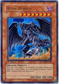 Dark Horus PTDN-EN016 card from Phantom Darkness