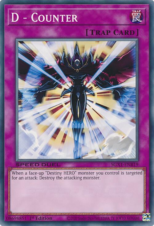 D - Counter SGX1-ENB19 card from Speed Duel GX: Duel Academy Box