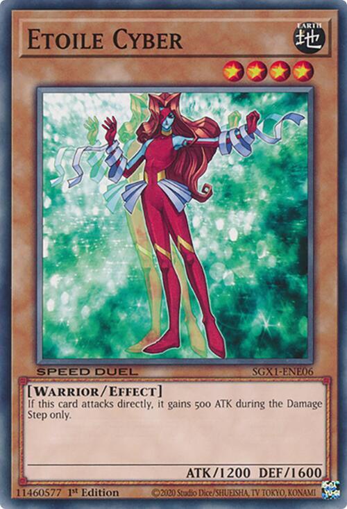 Etoile Cyber SGX1-ENE06 card from Speed Duel GX: Duel Academy Box
