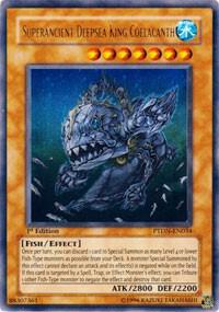 Superancient Deepsea King Coelacanth PTDN-EN034 card from Phantom Darkness