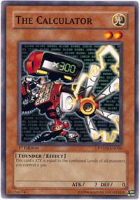 The Calculator PTDN-EN036 card from Phantom Darkness