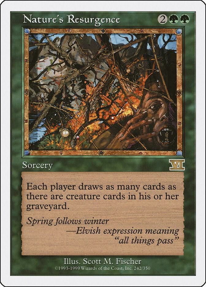 Nature's Resurgence 242 card from Classic Sixth Edition
