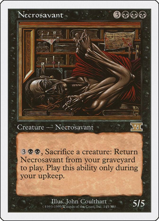 Necrosavant 145 card from Classic Sixth Edition