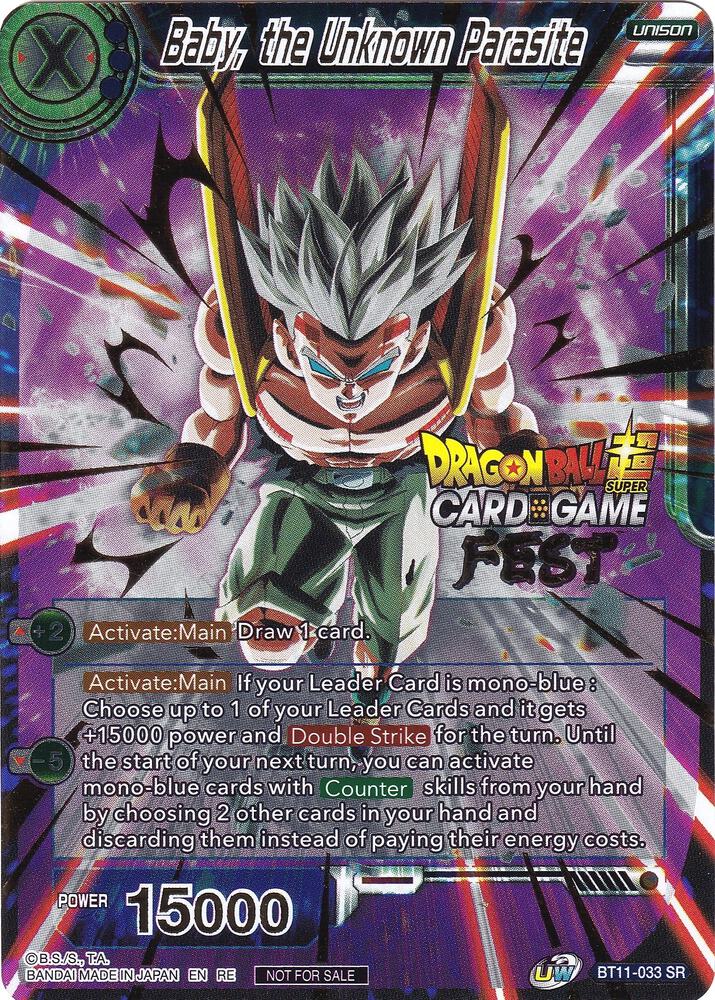 Baby, the Unknown Parasite (Card Game Fest 2022) BT11-033 card from Tournament Promotion Cards