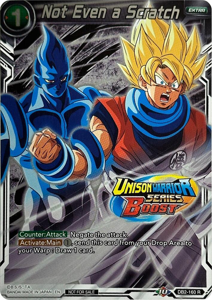 Not Even a Scratch (Event Pack 08) (Alternate Foil) DB2-160 card from Tournament Promotion Cards