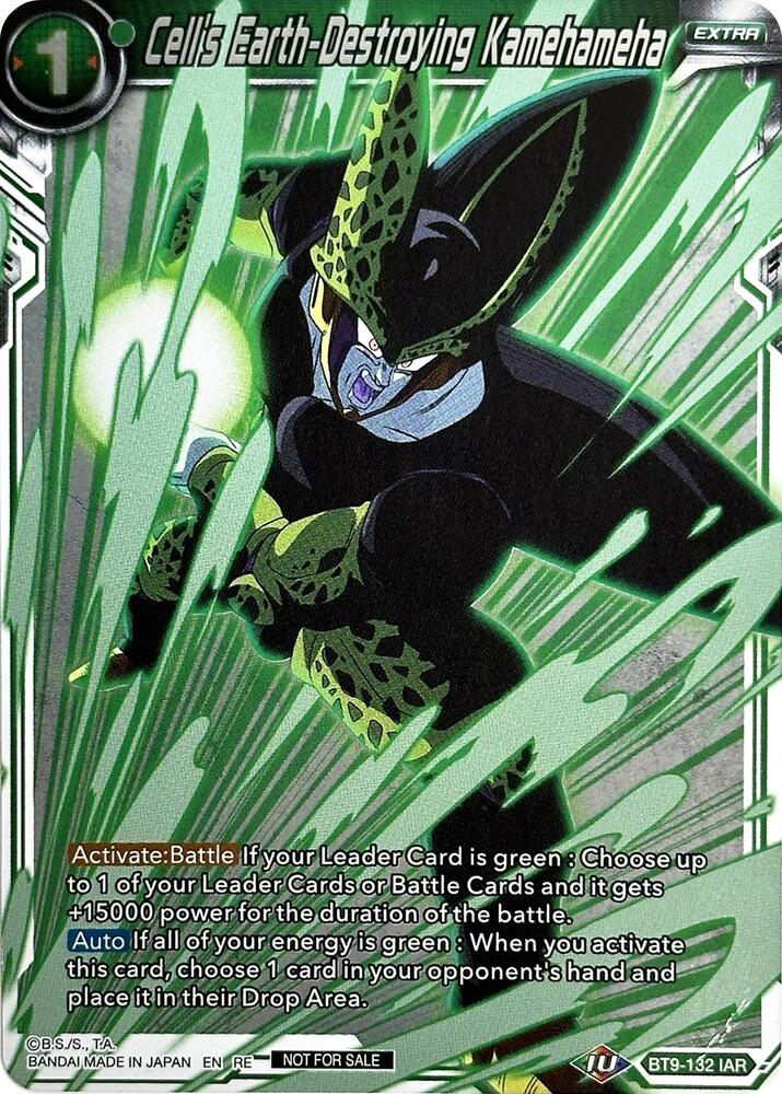 Cell's Earth-Destroying Kamehameha (Event Pack 09) (Alternate Foil) BT9-132 card from Tournament Promotion Cards