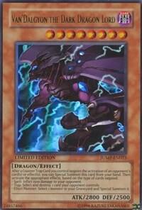 Van'Dalgyon the Dark Dragon Lord JUMP-EN023 card from Shonen Jump Magazine Promos