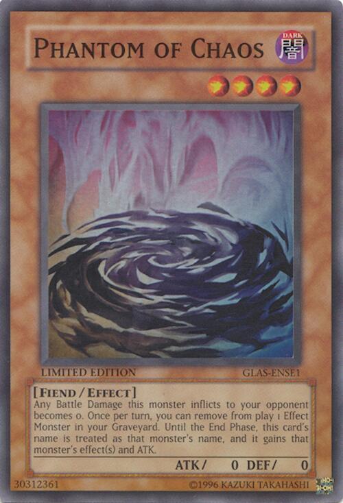 Phantom of Chaos GLAS-ENSE1 card from Gladiator's Assault SE