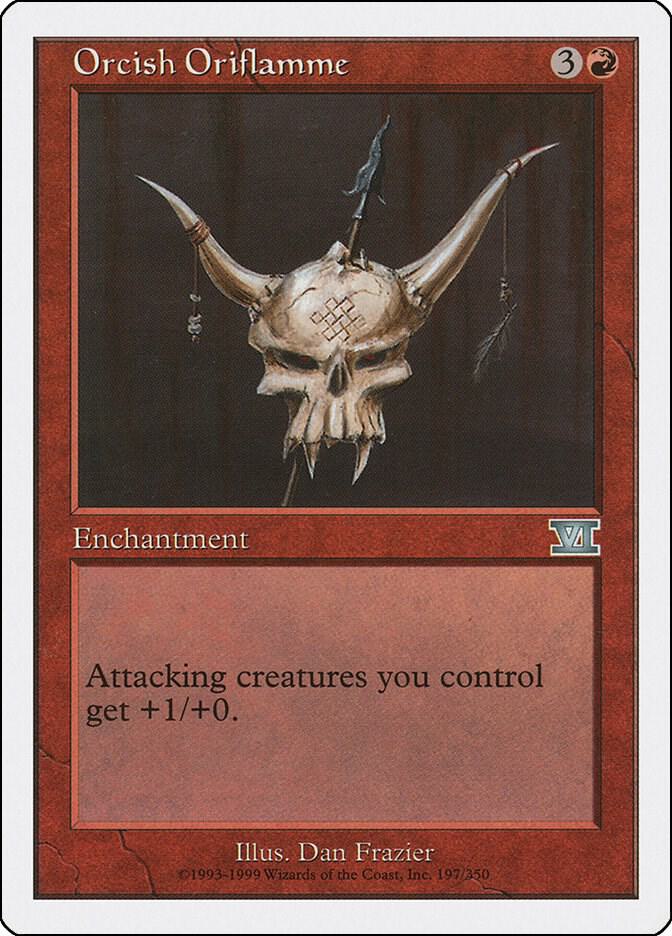 Orcish Oriflamme 197 card from Classic Sixth Edition