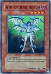 Nurse Reficule the Fallen One GX05-EN001 card from PS2 Yugioh GX The Beginning of Destiny
