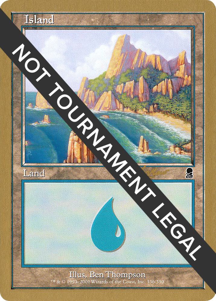 Island - 2002 Sim Han How (ODY) 336 card from World Championship Decks