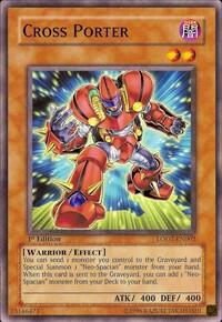 Cross Porter LODT-EN002 card from Light of Destruction