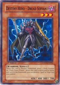 Destiny Hero - Dread Servant LODT-EN004 card from Light of Destruction