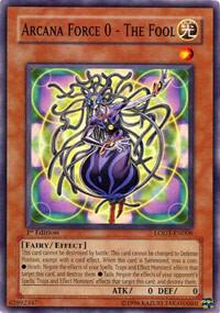 Arcana Force 0 - The Fool LODT-EN008 card from Light of Destruction