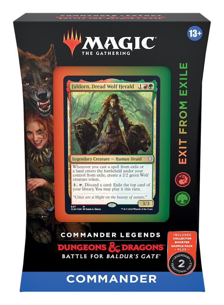 Commander Legends: Battle for Baldur's Gate - Exit from Exile Commander Deck card from Commander Legends: Battle for Baldur's Gate