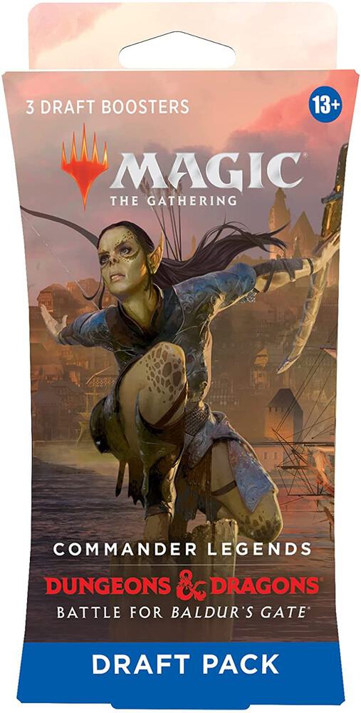 Commander Legends: Battle for Baldur's Gate - 3-Booster Draft Pack sealed product from Commander Legends: Battle for Baldur's Gate