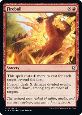Fireball 175 card from Commander Legends: Battle for Baldur's Gate