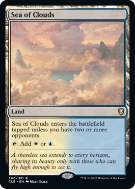 Sea of Clouds 360 card from Commander Legends: Battle for Baldur's Gate