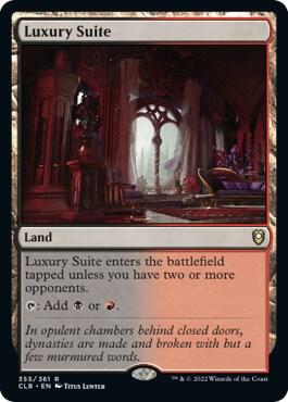 Luxury Suite 355 card from Commander Legends: Battle for Baldur's Gate