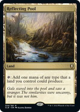 Reflecting Pool 358 card from Commander Legends: Battle for Baldur's Gate