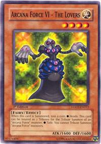 Arcana Force VI - The Lovers LODT-EN012 card from Light of Destruction