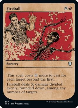 Fireball (Showcase) 397 card from Commander Legends: Battle for Baldur's Gate