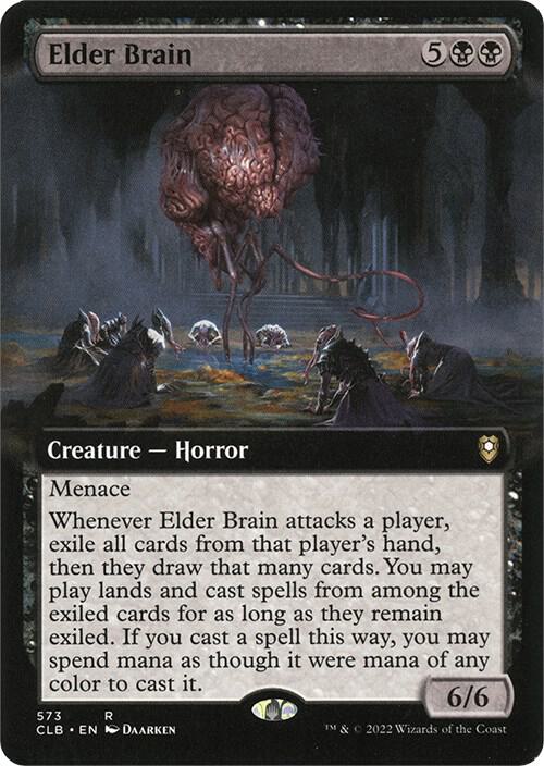 Elder Brain (Extended Art) 573 card from Commander Legends: Battle for Baldur's Gate