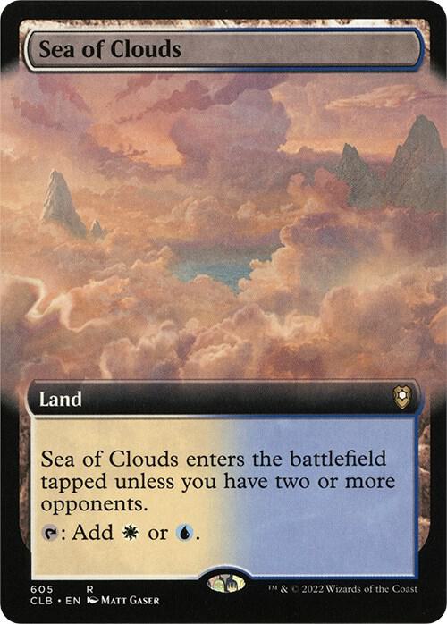 Sea of Clouds (Extended Art) 605 card from Commander Legends: Battle for Baldur's Gate