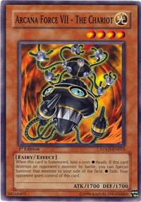 Arcana Force VII - The Chariot LODT-EN013 card from Light of Destruction