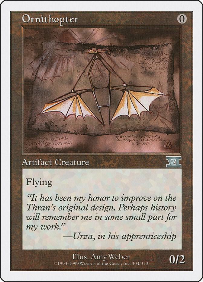 Ornithopter 304 card from Classic Sixth Edition