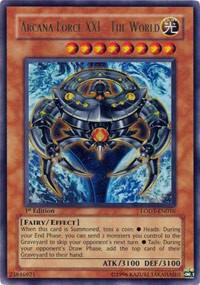 Arcana Force XXI - The World LODT-EN016 card from Light of Destruction