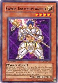 Garoth, Lightsworn Warrior LODT-EN020 card from Light of Destruction