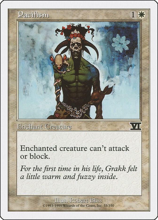 Pacifism 33 card from Classic Sixth Edition