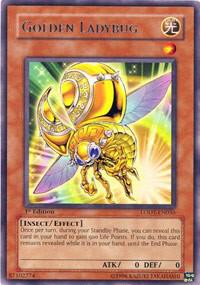 Golden Ladybug LODT-EN036 card from Light of Destruction