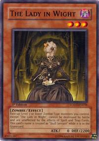 The Lady in Wight LODT-EN038 card from Light of Destruction