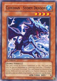 Cloudian - Storm Dragon LODT-EN040 card from Light of Destruction