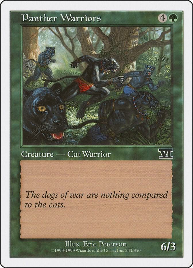 Panther Warriors 243 card from Classic Sixth Edition