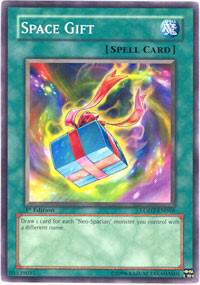 Space Gift LODT-EN046 card from Light of Destruction