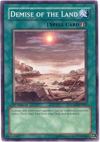 Demise of the Land LODT-EN047 card from Light of Destruction